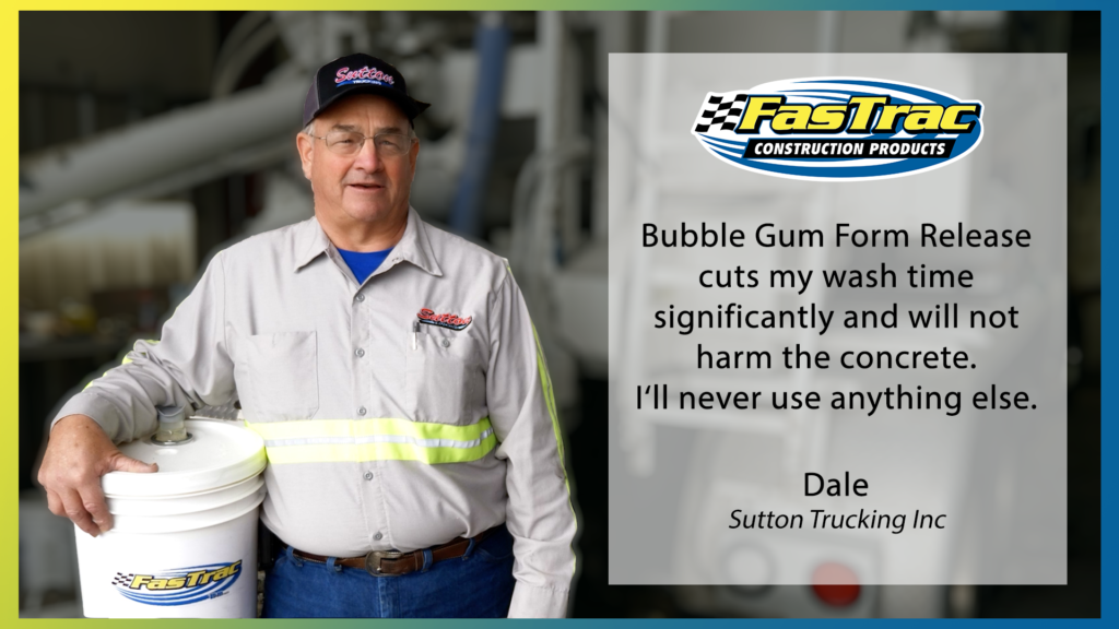 FasTrac Bubble Gum Concrete Form Release review FasTrac Bubble Gum Concrete Form Release review