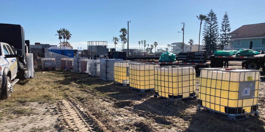 fastrac epoxy polymer pump system bridge deck overlay Texas a